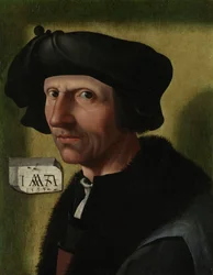 Portret van Jacob Cornelisz van Oostsanen, c.1533