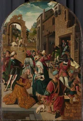 De aanbidding van de Wijzen, ca. 1510 (olieverf op paneel)