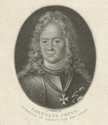 Portret van Cornelius Cruys, viceadmiraal van de keizerlijke Russische marine