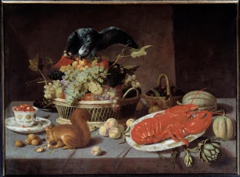 Stilleven met de eekhoorn