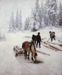 Hout verplaatsen
