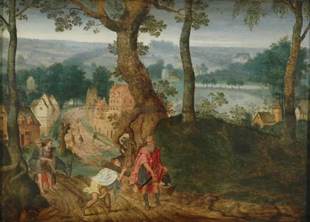 Landschap met Abraham en Isaac