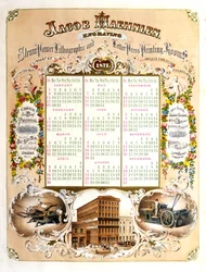 Jacob Haehlen Graveurs - Kalender voor 1871, 1871