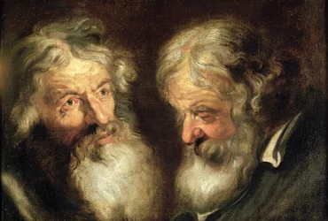 Hoofden van Twee Oude Mannen