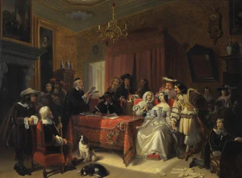 Voorlezing van een Testament