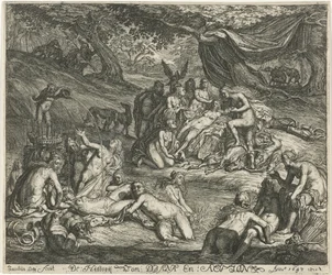 Diana ontdekt de zwangerschap van Callisto