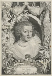 Portret van Anna van Oostenrijk