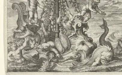 Bacchus verandert zijn ontvoerders in dolfijnen