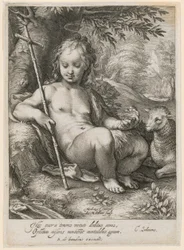 Johannes de Doper als kind