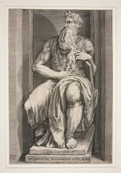 Standbeeld van Mozes uit het grafmonument van Julius II