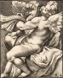 Twee Putti zingen