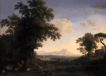 Arcadisch landschap, 1829