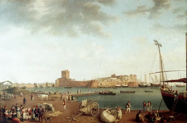 Uitzicht op de haven van Taranto