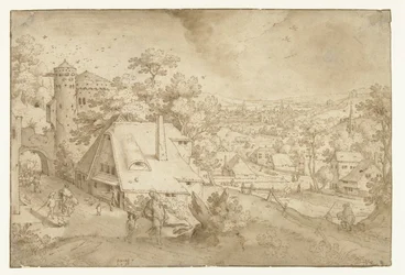 Landschap met Abraham en Izaäk
