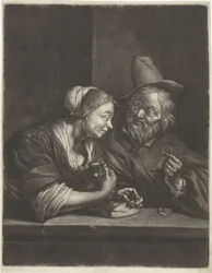 Jonge vrouw en oude man