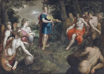 De wedstrijd van Apollo en Pan