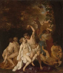 Scène met Bacchanten