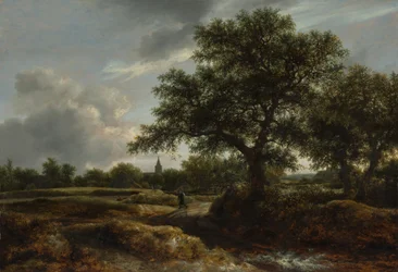 Landschap met een dorp in de verte, 1646