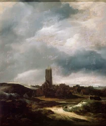 Uitzicht op Egmond-aan-Zee, c1655