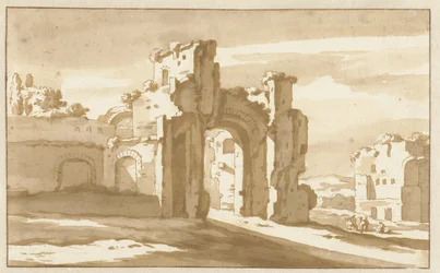 Ruïne van een stadspoort