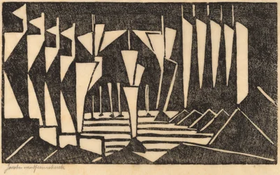 Gestileerde zeilboten, 1915