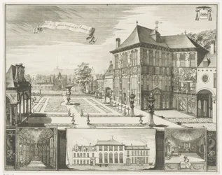 Gezicht op het Rubenshuis te Antwerpen
