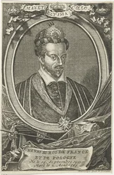 Portret van Hendrik III van Frankrijk, koning van Polen en groothertog van Litouwen