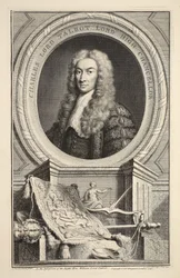Portret van Charles, Lord Talbot, illustratie uit 