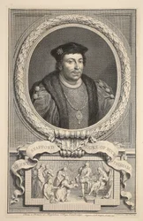Portret van Henry Stafford, Hertog van Buckingham, illustratie uit 