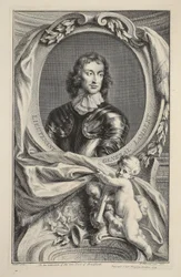 Portret van Luitenant-Generaal Lambert, illustratie uit 