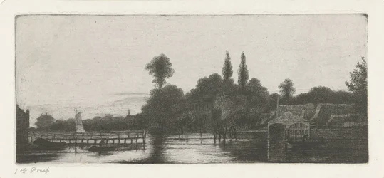 Gezicht op een rivier