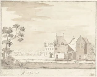 Het kasteel Raaphorst bij Wassenaar