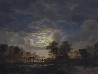 Dorp aan een Kanaal
