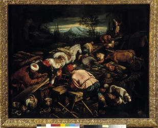 De bouw van de Ark van Noach