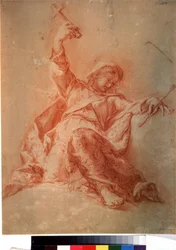 Allegorie op het geloof (sanguine)