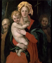 De Heilige Familie met St. Johannes, na 1522