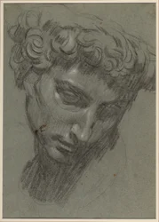 Portret van Giuliano de’ Medici, naar Michelangelo (recto)
