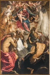Madonna met Kind Jezus en Heiligen