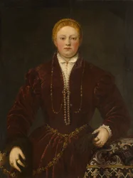 Portret van een jonge dame, ca. 1555