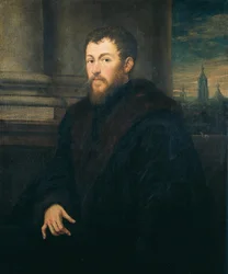 Portret van een heer