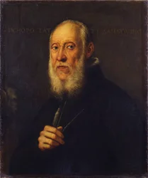 Portret van de beeldhouwer Jacopo Sansovino 1486-1570