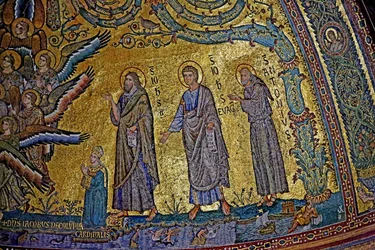De Kardinalen, apsis, c.1290 (mozaïek)