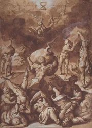 Jupiter vecht tegen de reuzen, 1540-96