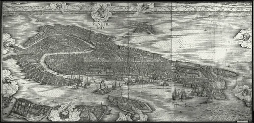 Canale Grande, Kaart van Venetië