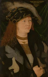 Portret van Hendrik (1479-1552), hertog van Mecklenburg, genaamd de Vredelievende