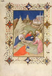 MS 66060-66061 Uren van het Kruis: Completen, De Graflegging