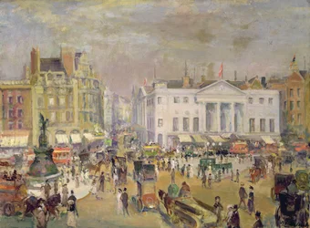 Piccadilly Circus, ca. 1908-9 (olieverf op doek)