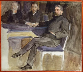 Stephane Mallarme, dichter (schilderij op doek)