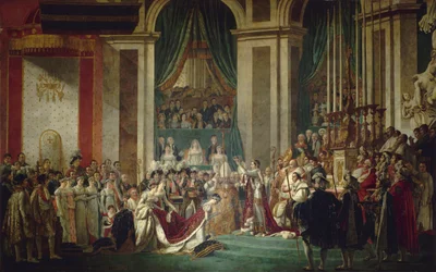 De kroning van de keizer en de keizerin, 2 december 1804