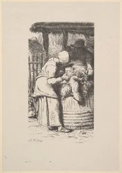 Schapenscheren, 1853